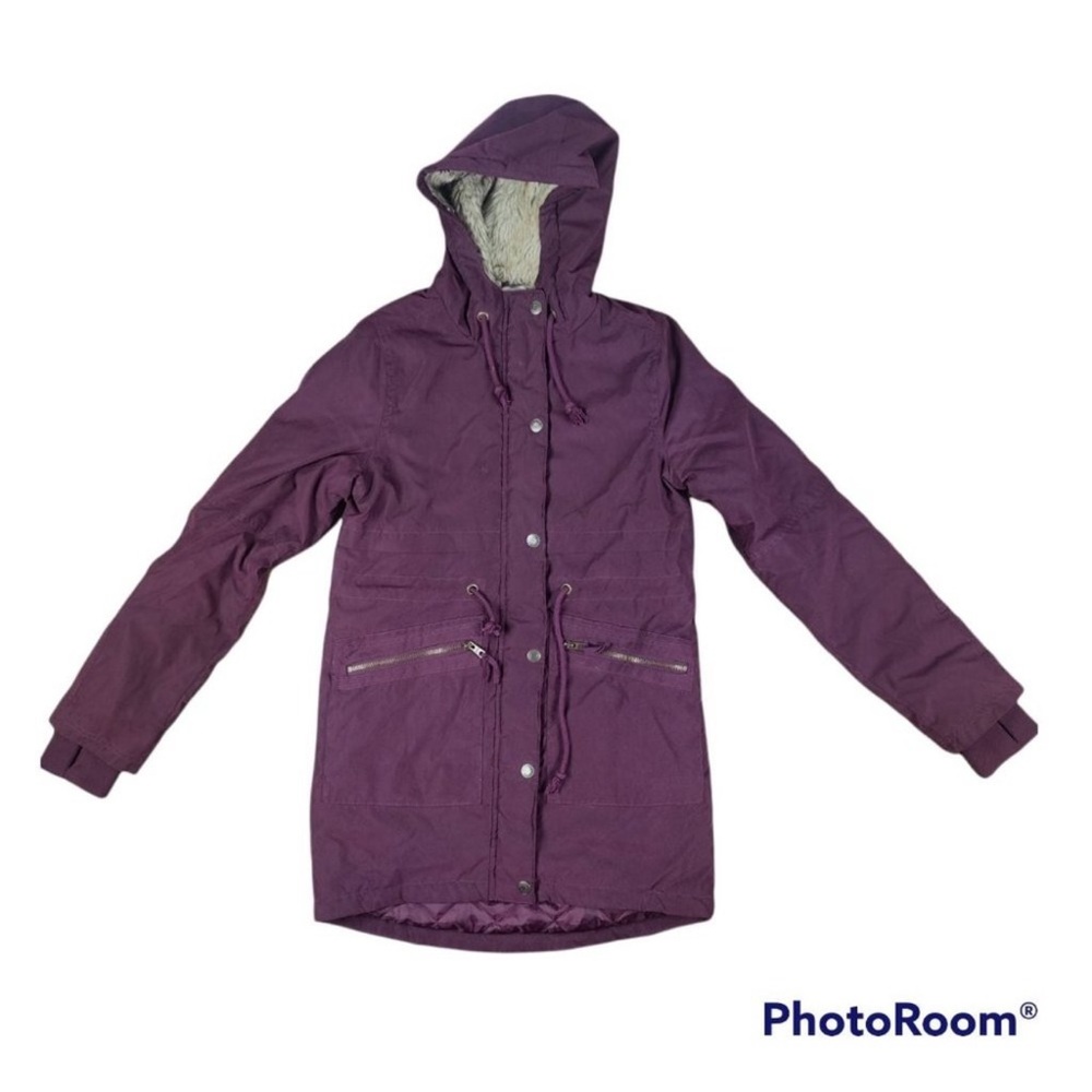 Aeropostale Women's Plum Utility Jacket